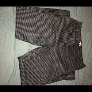 H & M patterned dress pants